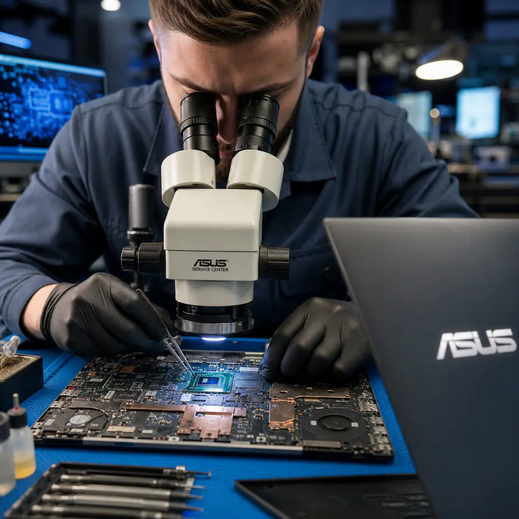 Замена видеокарты ноутбука Asus в Мурманске