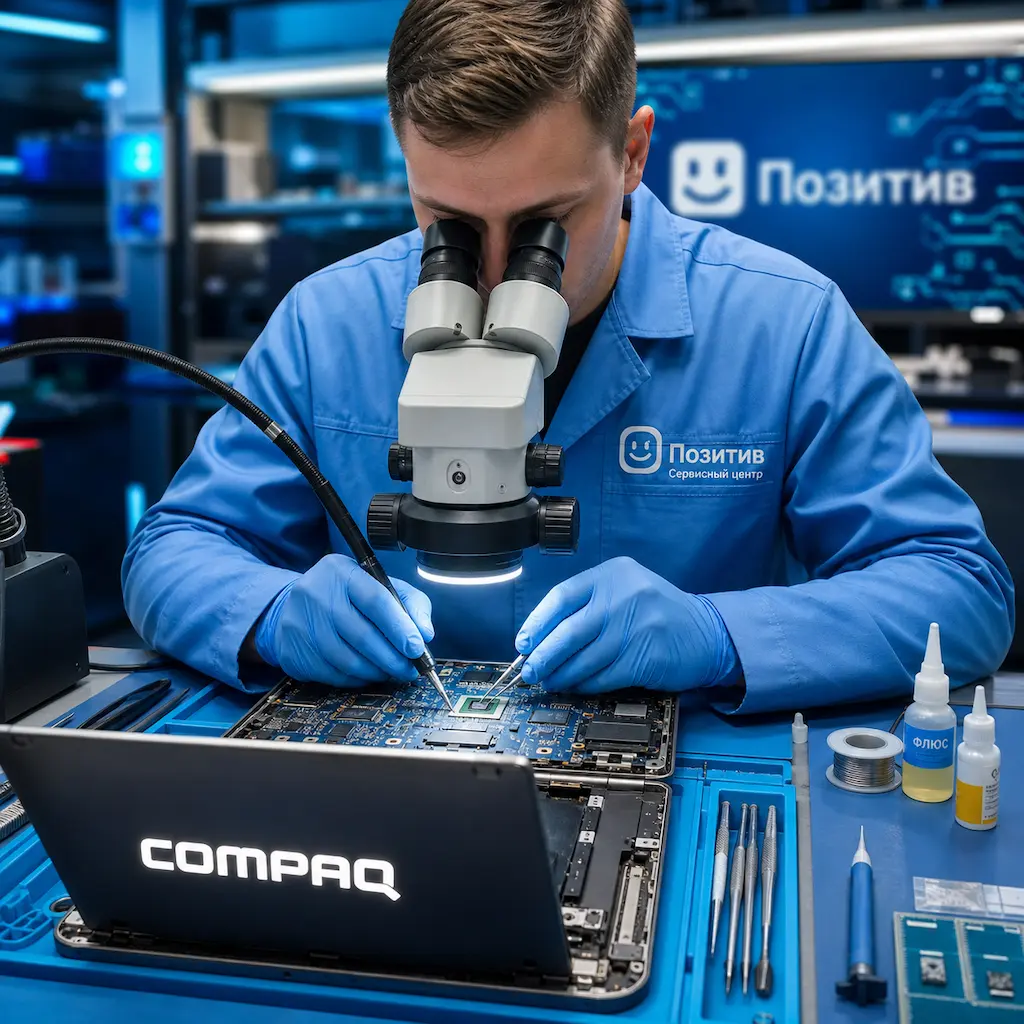 Замена видеокарты ноутбука Compaq в Мурманске