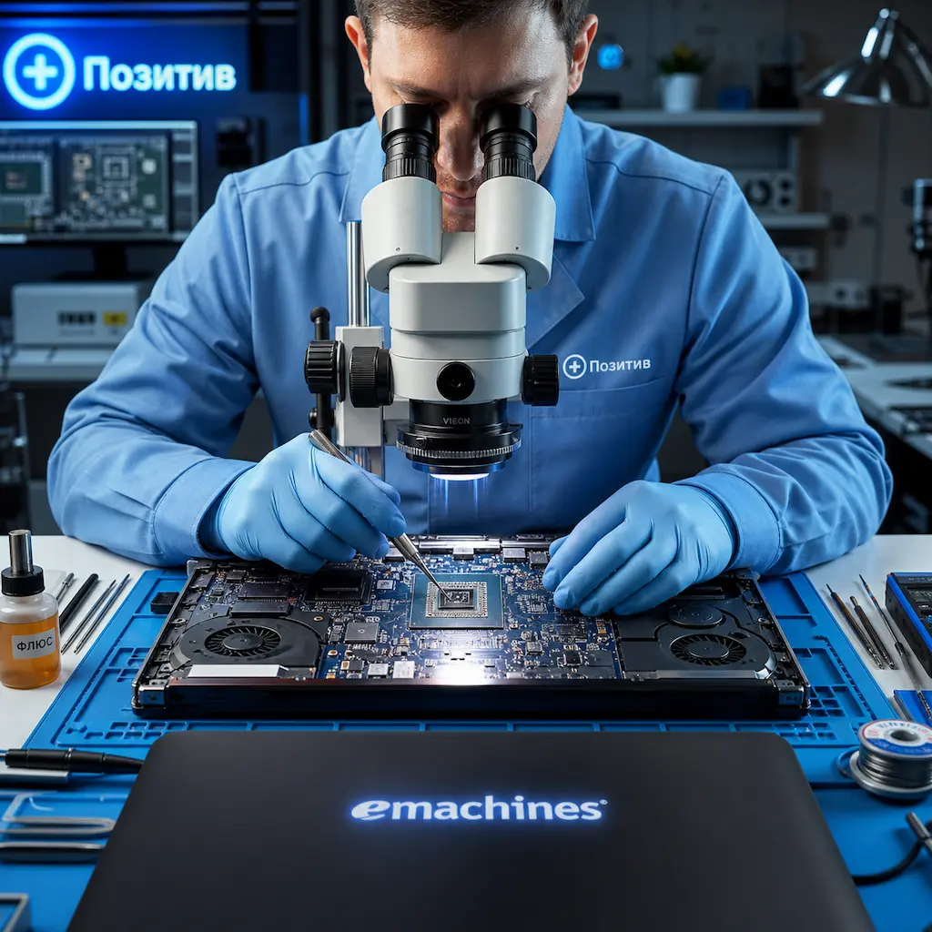 Замена видеокарты ноутбука Emachines в Мурманске