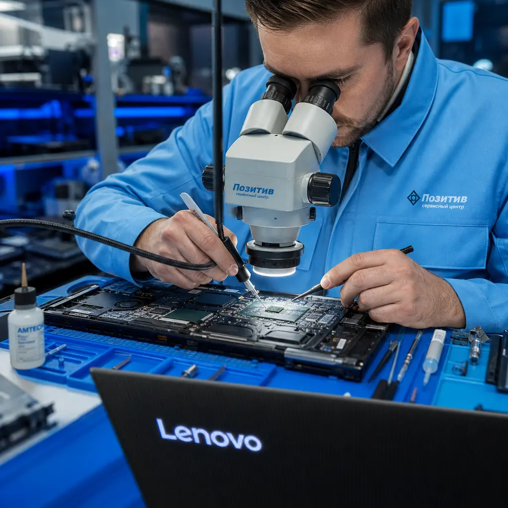 Замена видеокарты ноутбука Lenovo в Мурманске