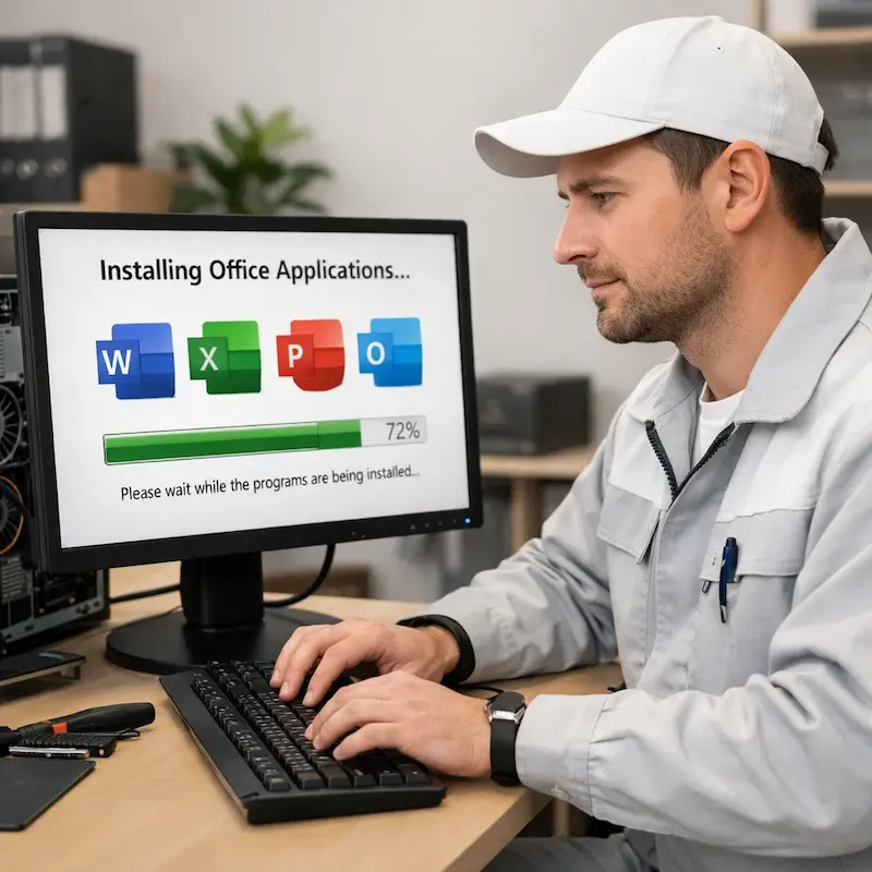установка офисных программ на компьютер в Мурманске