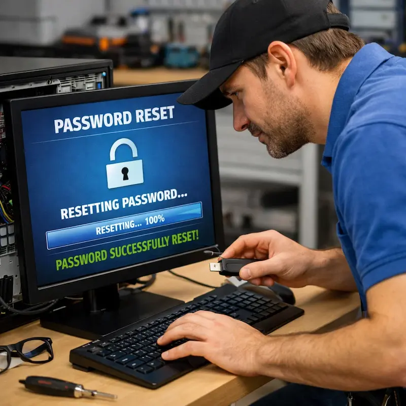 Сброс пароля от компьютера в Мурманске