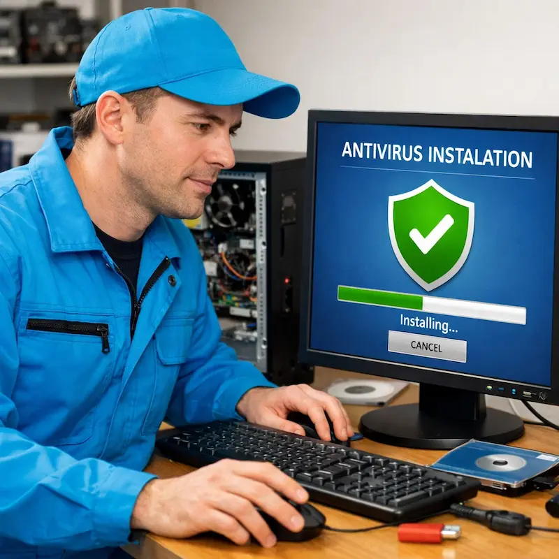 Установка антивируса на ноутбук в Мурманске