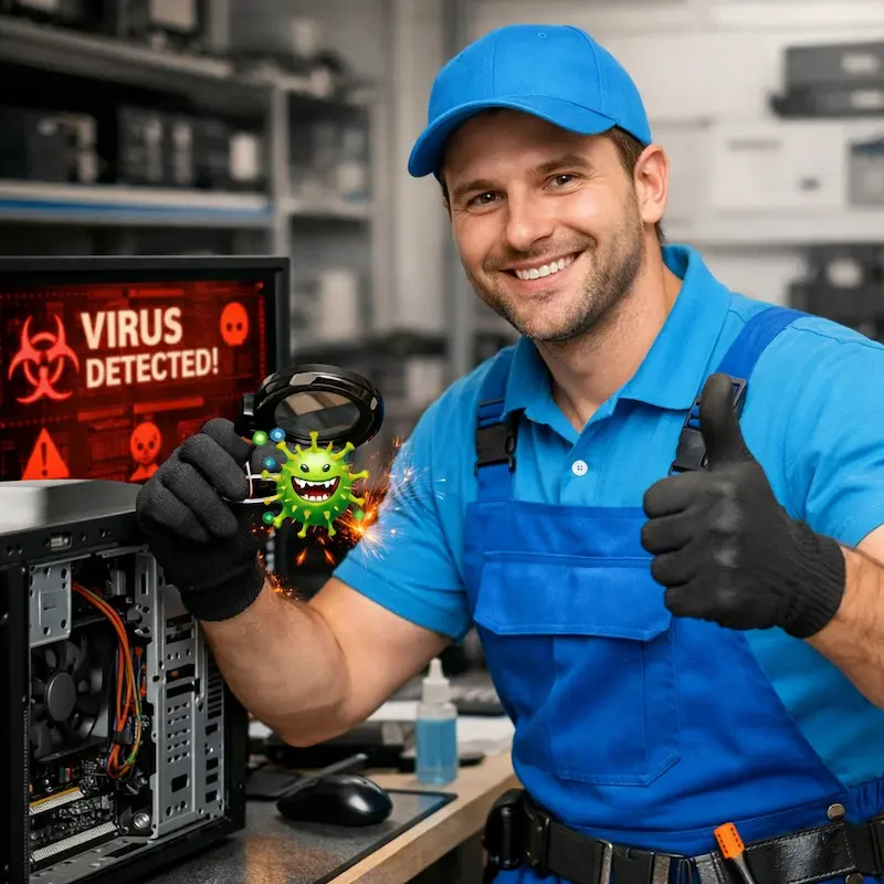 Удаление вирусов с компьютера в Мурманске